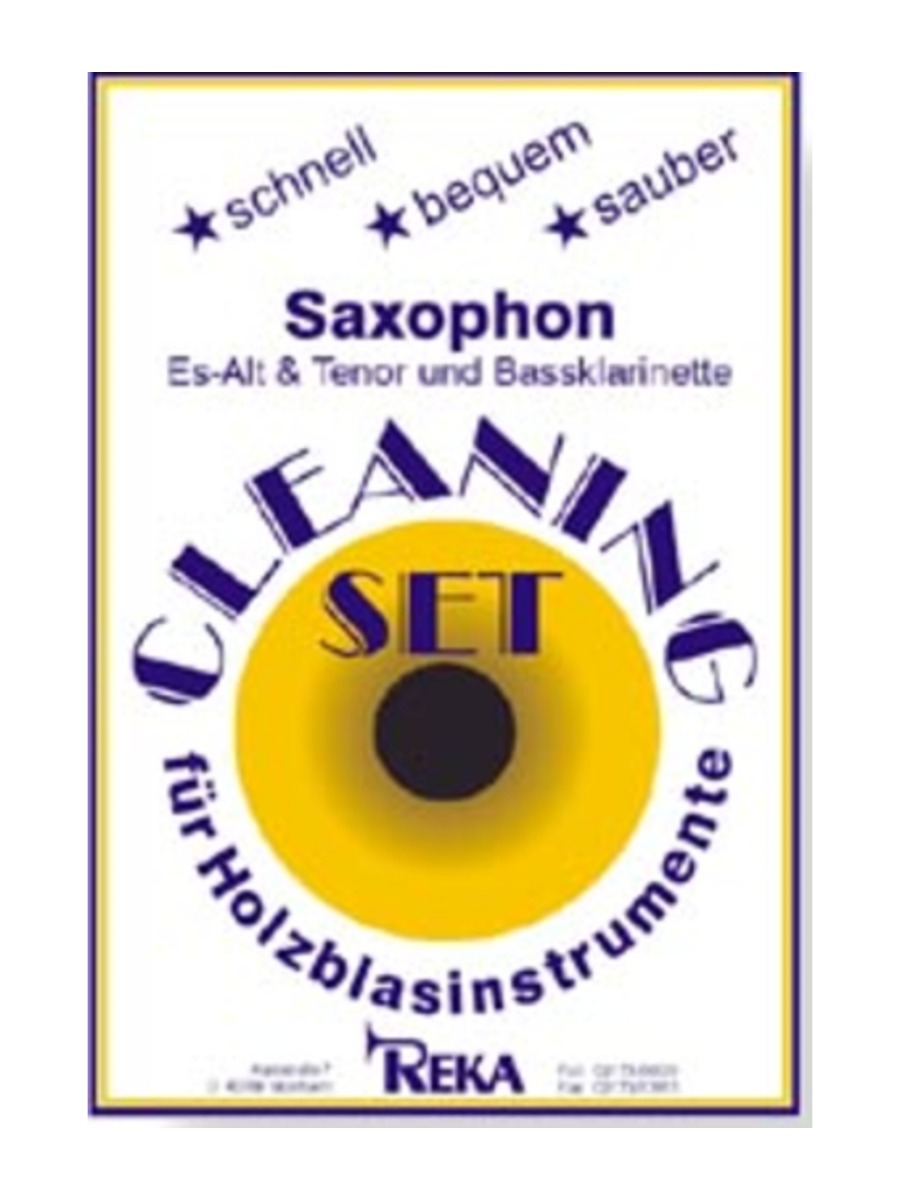 REKA Cleaning-Set SAXOPHON (Es-Alt, Tenor) und BASSKLARINETTE