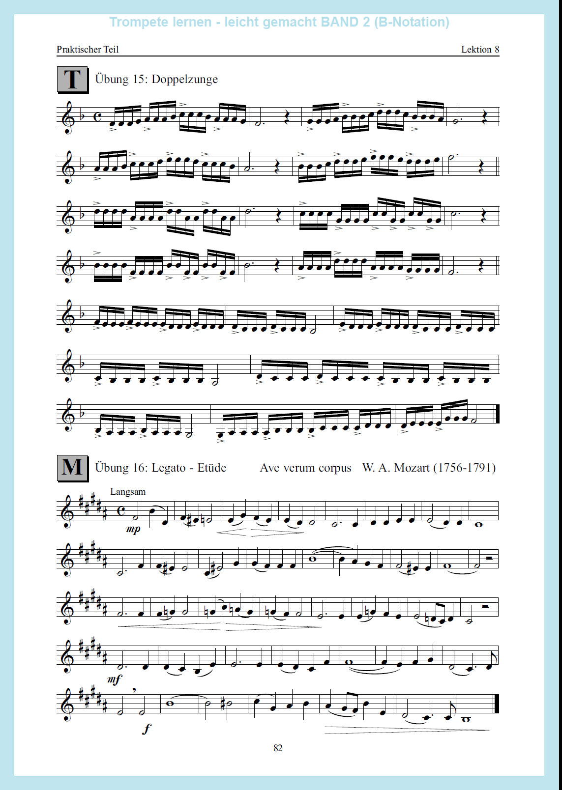 Trompete lernen - leicht gemacht Band2 (B-Notation)
