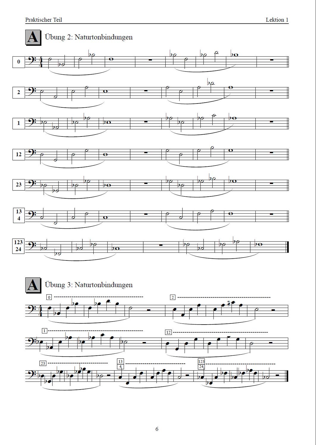Bariton lernen - leicht gemacht BAND2 (C-Notation Bassschlüssel)